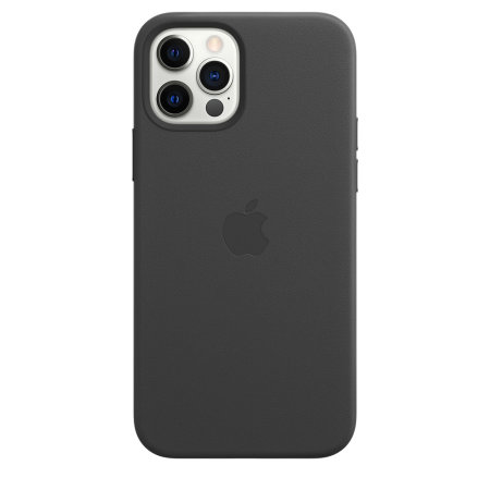 Official Apple Iphone 12 Pro Max Leather Case With Magsafe Black