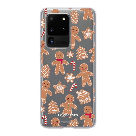 LoveCases Samsung Galaxy S20 Ultra Gel Case - Christmas Gingerbread