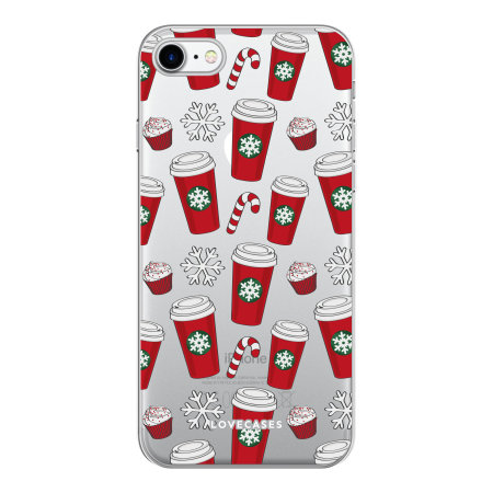 LoveCases iPhone 8 Gel Case - Christmas Red Cups