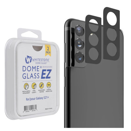 Whitestone Dome EZ 2 Pack Camera Protector - For Samsung Galaxy S21 Plus