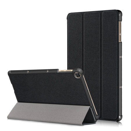 Olixar Leather-style Amazon Fire HD 10 2017 Folio Stand Case - Black