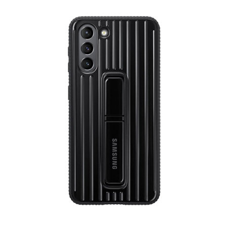 Official Samsung Black Protective Standing Cover Case - For Samsung Galaxy S21