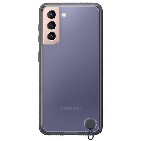 Official Samsung Clear Black Protective Case - For Samsung Galaxy S21