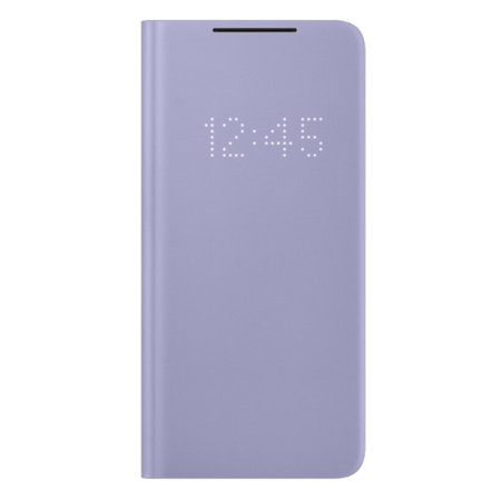 Official Samsung Galaxy S21 Plus Led View Cover Case Violet