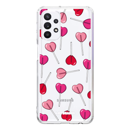 LoveCases Samsung Galaxy A32 5G Gel Case - Lollypop Love