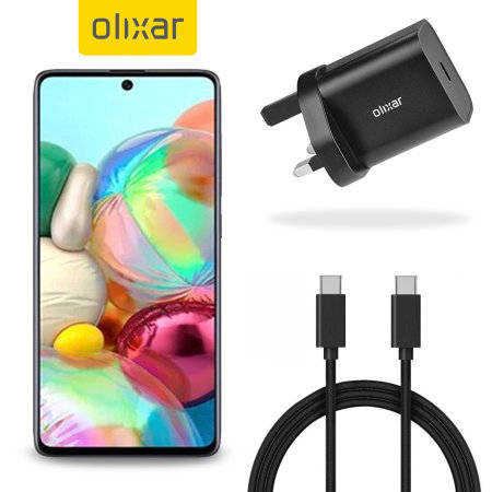 Olixar Samsung Galaxy A72 18W USB-C PD Fast Charger & 1.5m USB-C Cable