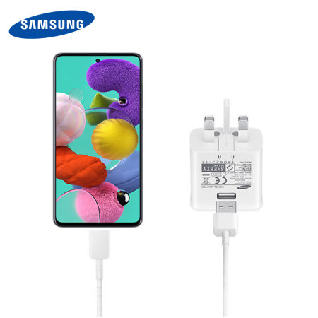Official Samsung Galaxy A52 Fast Charger & Usb-C Cable - White - Mobile Fun  Ireland