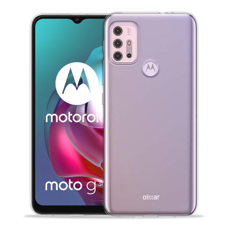 Olixar Ultra Thin Motorola Moto G30 Case 100 Clear