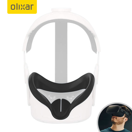 Olixar Oculus Quest 2 Silicone VR Face Cover - Black