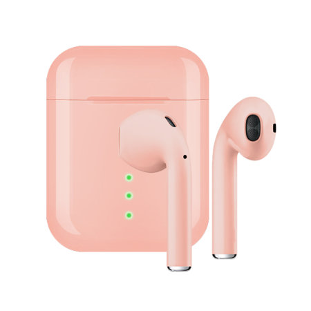 FX True Wireless Earphones With Microphone - Rose Gold
