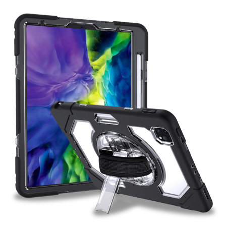 Olixar iPad Pro 11" 2021 3rd Gen. Tough Armour Case - Clear Black