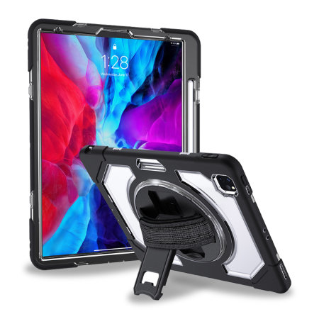 Olixar iPad Pro 12.9" 2018 3rd Gen. Tough Armour Case - Clear Black