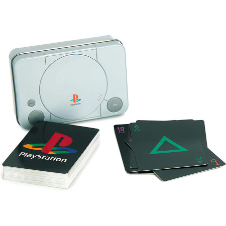 Paladone PlayStation Standard Deck Playing Cards & Console Tin