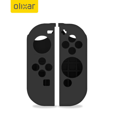 Olixar Silicone Nintendo Switch Joy-Con Controller Covers - 2 Pack - Black