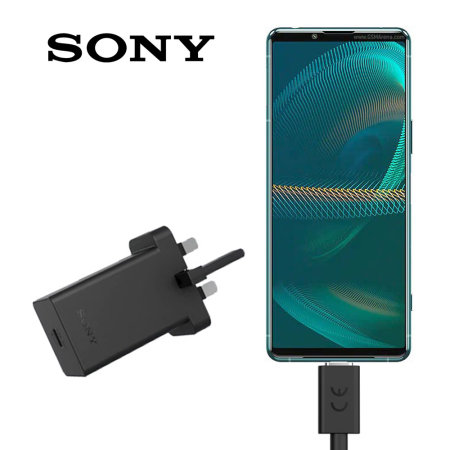 Official Sony Xperia 5 III 30W Fast Mains Charger & 1m USB-C Cable