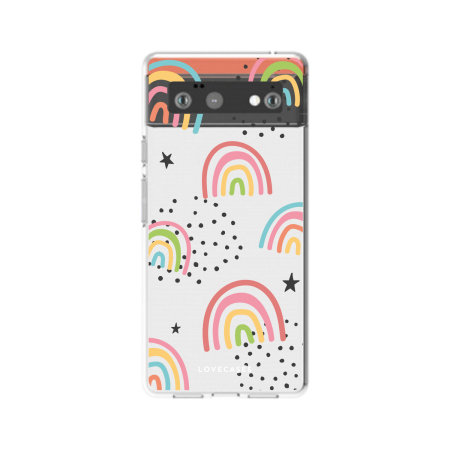 LoveCases Gel Abstract Rainbow Case - For Google Pixel 6 Pro