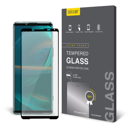 Olixar Sony Xperia 5 III Full Cover Tempered Glass Screen Protector
