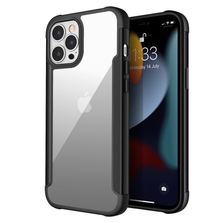 Olixar Novashield Protective Bumper Black Case - For iPhone 13 Pro Max