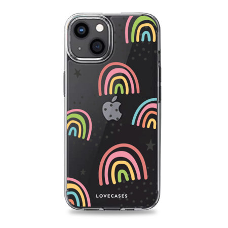 LoveCases Abstract Rainbow Gel Case - For iPhone 13 mini