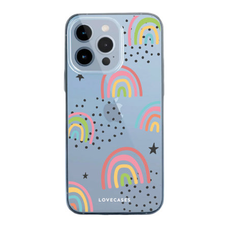 LoveCases Gel Abstract Rainbow Case - For iPhone 13 Pro