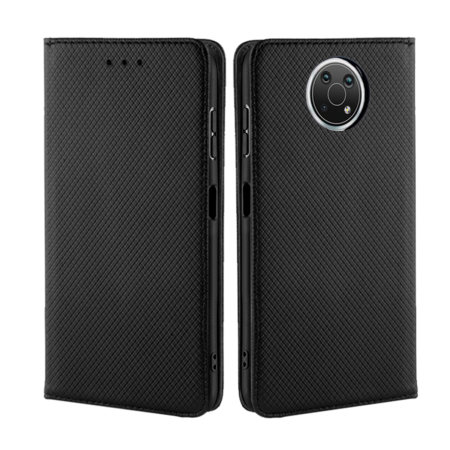 Olixar Leather-Style Nokia G10 Wallet Stand Case - Black
