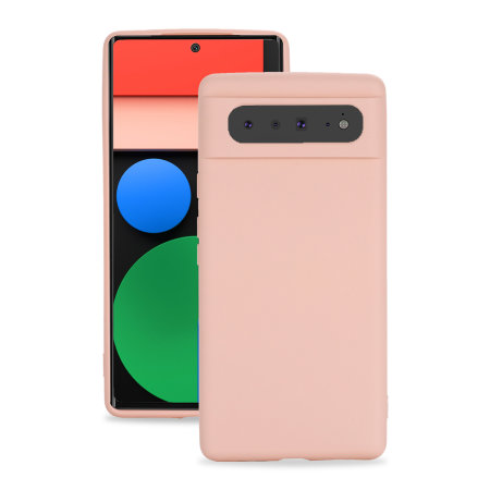 Olixar Soft Silicone Pink Case - For Google Pixel 6
