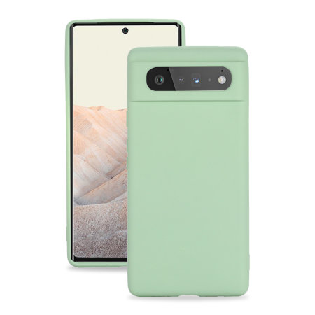 Olixar Soft Silicone Green Case - For Google Pixel 6 Pro