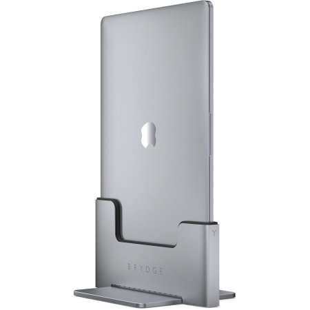 Brydge MacBook Pro 16" Vertical Docking Station – Grey