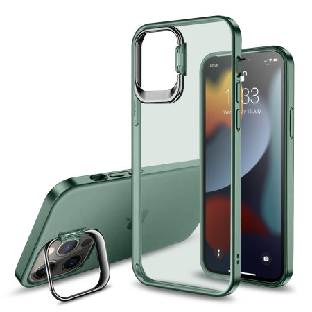 Olixar Camera Stand Green Case - For iPhone 13 Pro