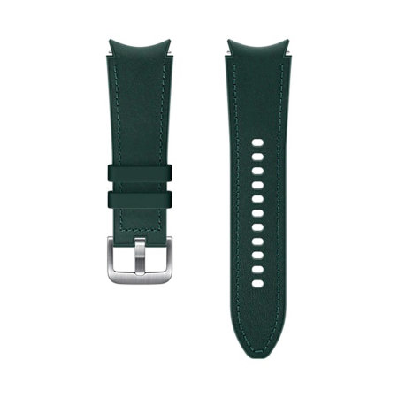 Official Samsung Galaxy Watch 4 Hybrid Leather Strap - 20mm S/M- Green