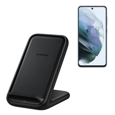 Official Samsung Black Wireless Fast Charging Stand - For Samsung Galaxy S21 FE