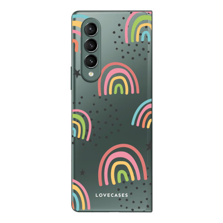 LoveCases Samsung Galaxy Z Fold 3 Thin Case - Abstract Rainbow