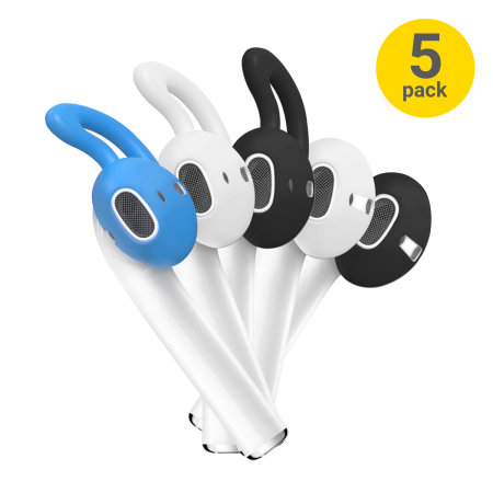 Olixar Soft Silicone Apple AirPods 3 Ear Hook Covers - 5 Pack