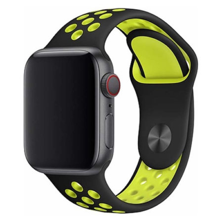 Devia Deluxe Yellow Sport Strap - For Apple Watch Series 7 41mm