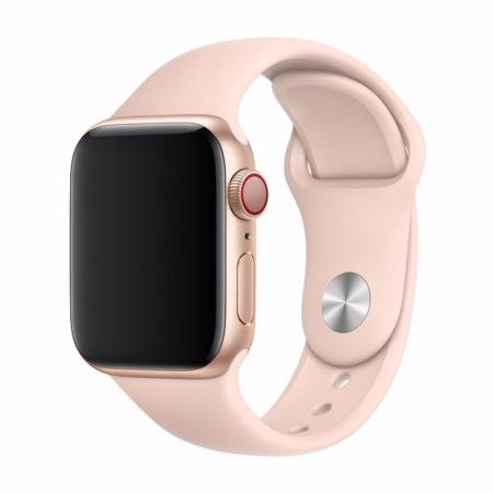 Devia Pink Sand Deluxe Sport Strap - For Apple Watch Series 7 45mm