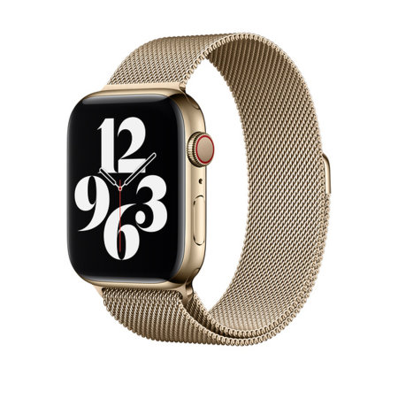 Official Apple Watch 44mm Milanese Loop - Gold