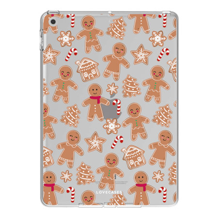 LoveCases iPad 10.2" 2021 Gel Case - Christmas Gingerbread
