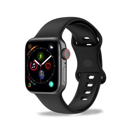 Olixar Silicone Apple Watch 38mm Strap - Black