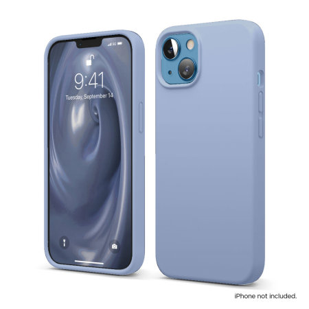 Elago Soft Silicone Blue Case - For Apple iPhone 13