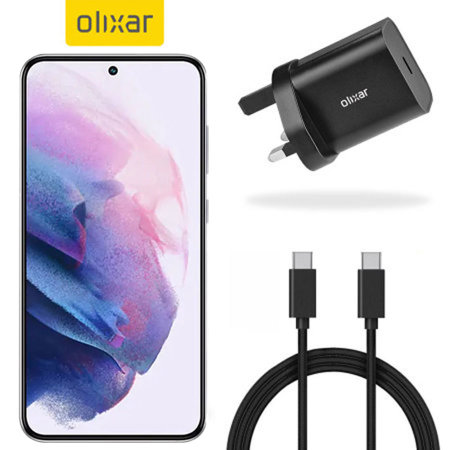 Olixar 18W USB-C Fast Charger & 1.5m Cable - For Samsung Galaxy S22 Plus