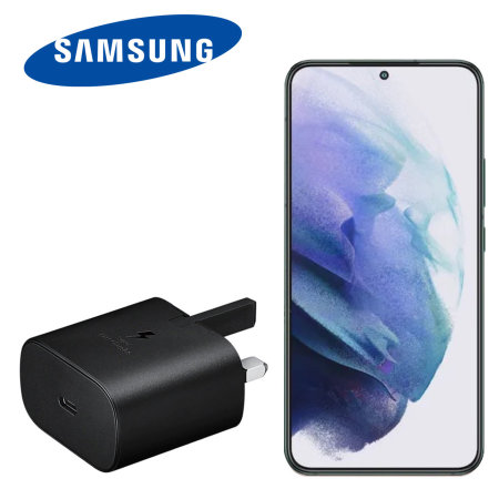 Official Samsung 25W PD USB-C Black Charger - For Samsung Galaxy S22