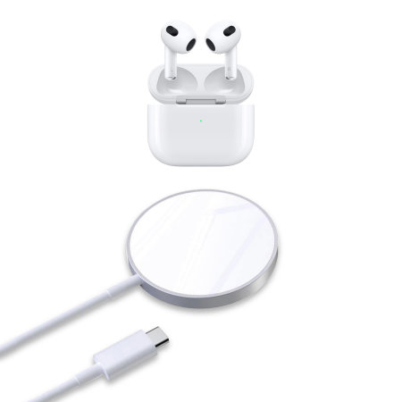 Begå underslæb Downtown Luksus Choetech AirPods 3 MagSafe Compatible 15W Fast Wireless Charger - White