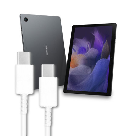 Samsung Galaxy Tab A8 USB-C to USB-C Cable - 1m - White