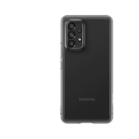 Official Samsung Black Soft Clear Cover Case - Samsung Galaxy A53 5G