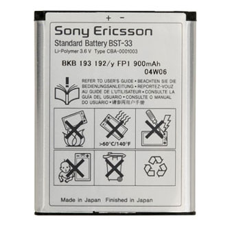 Sony Ericsson Bst 33 Battery Reviews