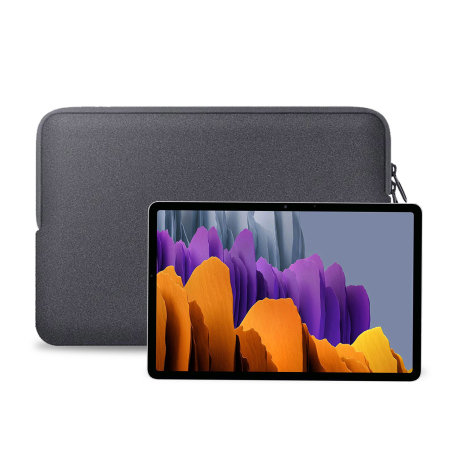 Official Samsung Grey Protective Neoprene Pouch - For Samsung Galaxy Tab S8
