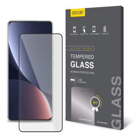 Olixar Xiaomi 12X Full Cover Tempered Glass Screen Protector
