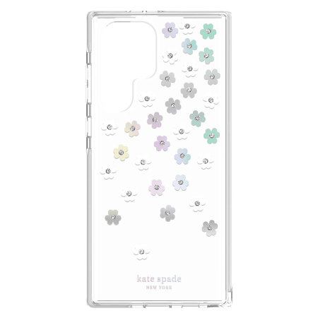 Kate Spade New York Hardshell Scattered Flowers Case - For Samsung S22 Ultra