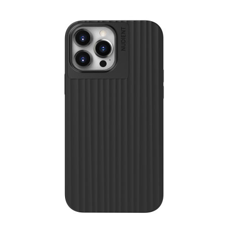 Nudient Bold Charcoal Black Case - For Apple iPhone 13 Pro