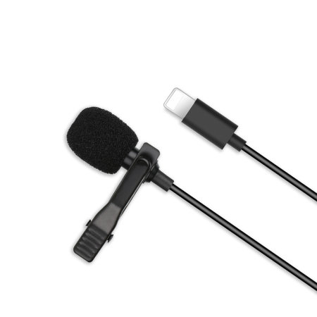 XO Lightning Wired Lavalier Lapel Microphone - For iPhone